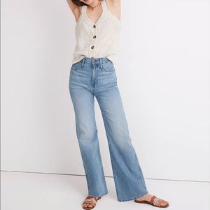 Madewell 11” High Rise Flare Jean 29